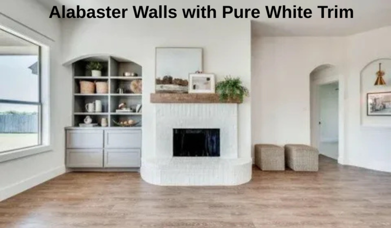 Alabaster Walls with Pure White Trim