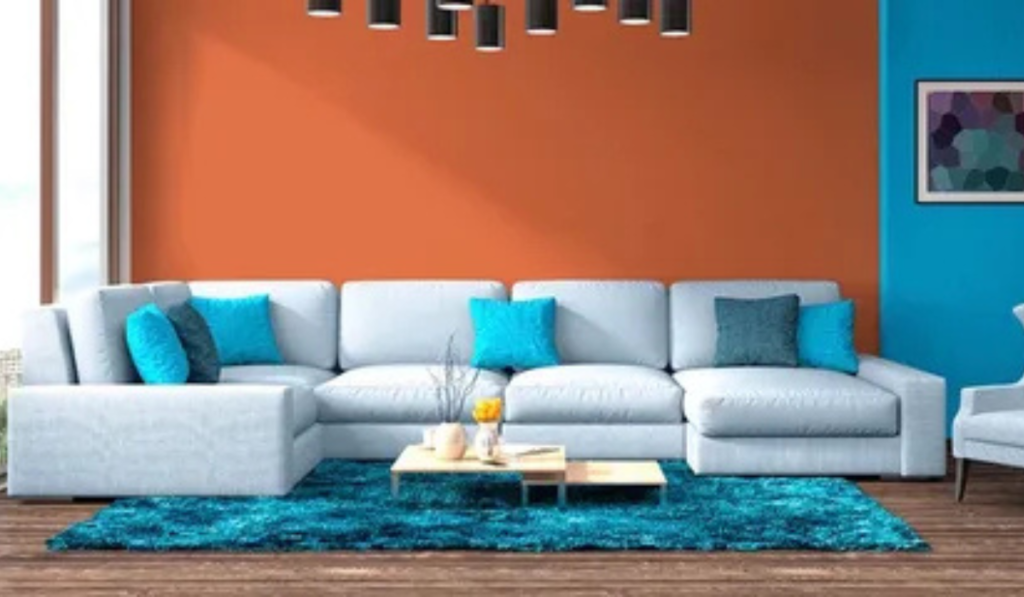 interior design drhomey 60 30 10 color rule diagram showing dominant secondary and accent colors in a living room layout
